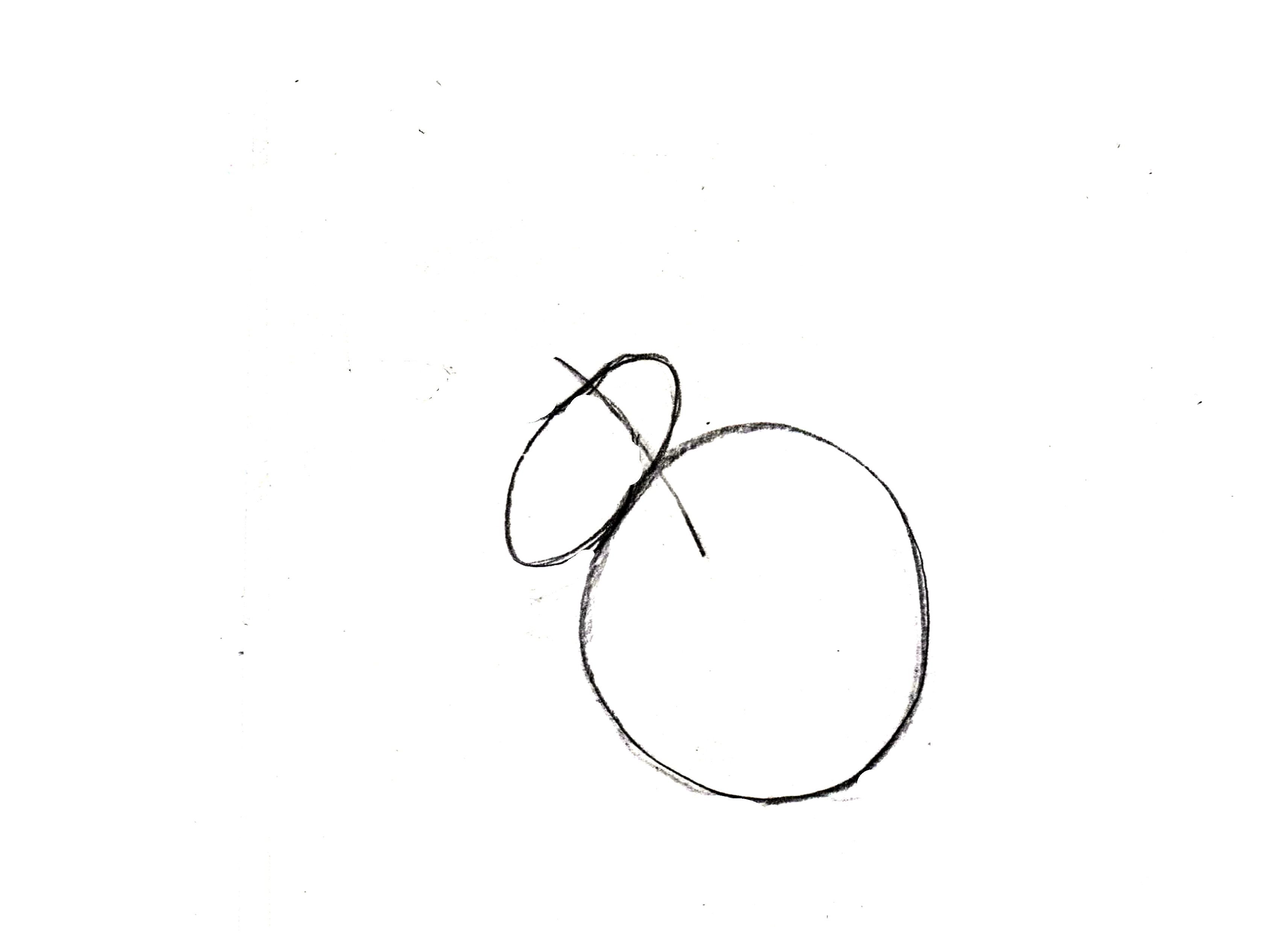 Как нарисовать круг карандашом с точкой в центре