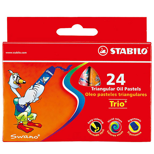 Масляная пастель STABILO Trio