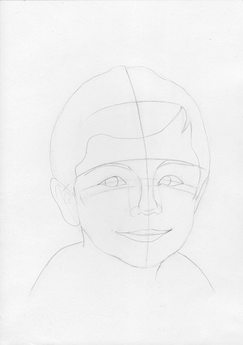 Рисуем портрет мальчика цветными карандашами STABILO Original  Stabilo4kids.ru