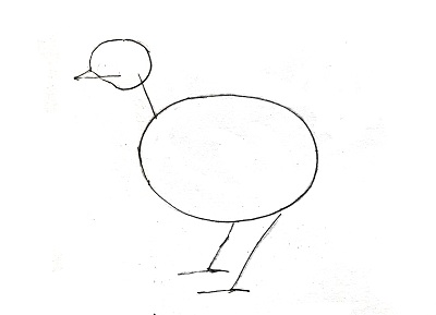 Как нарисовать курицу простым карандашом. Пошаговый урок с подробными разъяснениями - Ravlyk