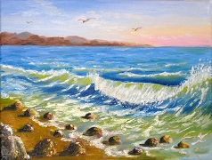 Рисунки морских волн