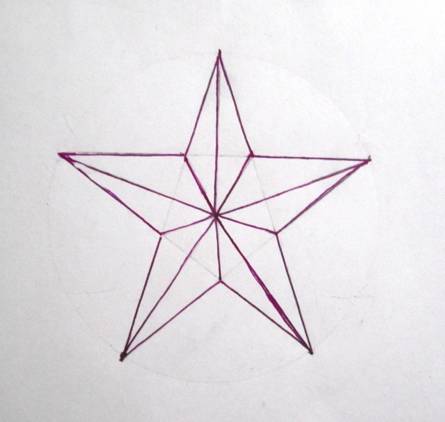 Как правильно нарисовать звезду