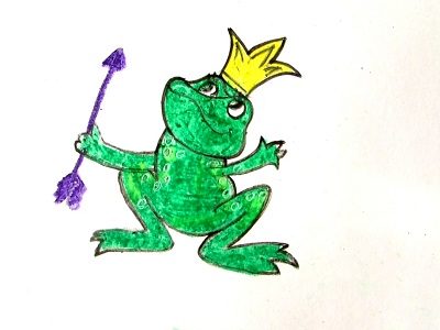 Как нарисовать царевну-лягушку