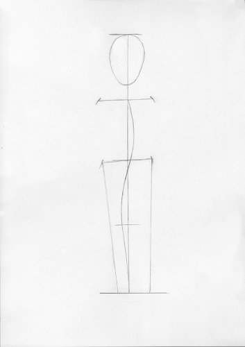 Как нарисовать фигуру человека карандашом поэтапно | Art drawings, Fashion drawing, Drawings