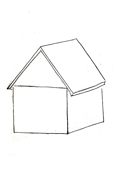 УРОК 12. Как нарисовать домик для начинающих