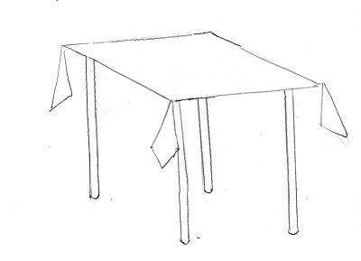 Кухонный раздвижной стол Ривьера исп.1 хром №5, Рисунок квадро (стекло молочное/коричневый/венге)