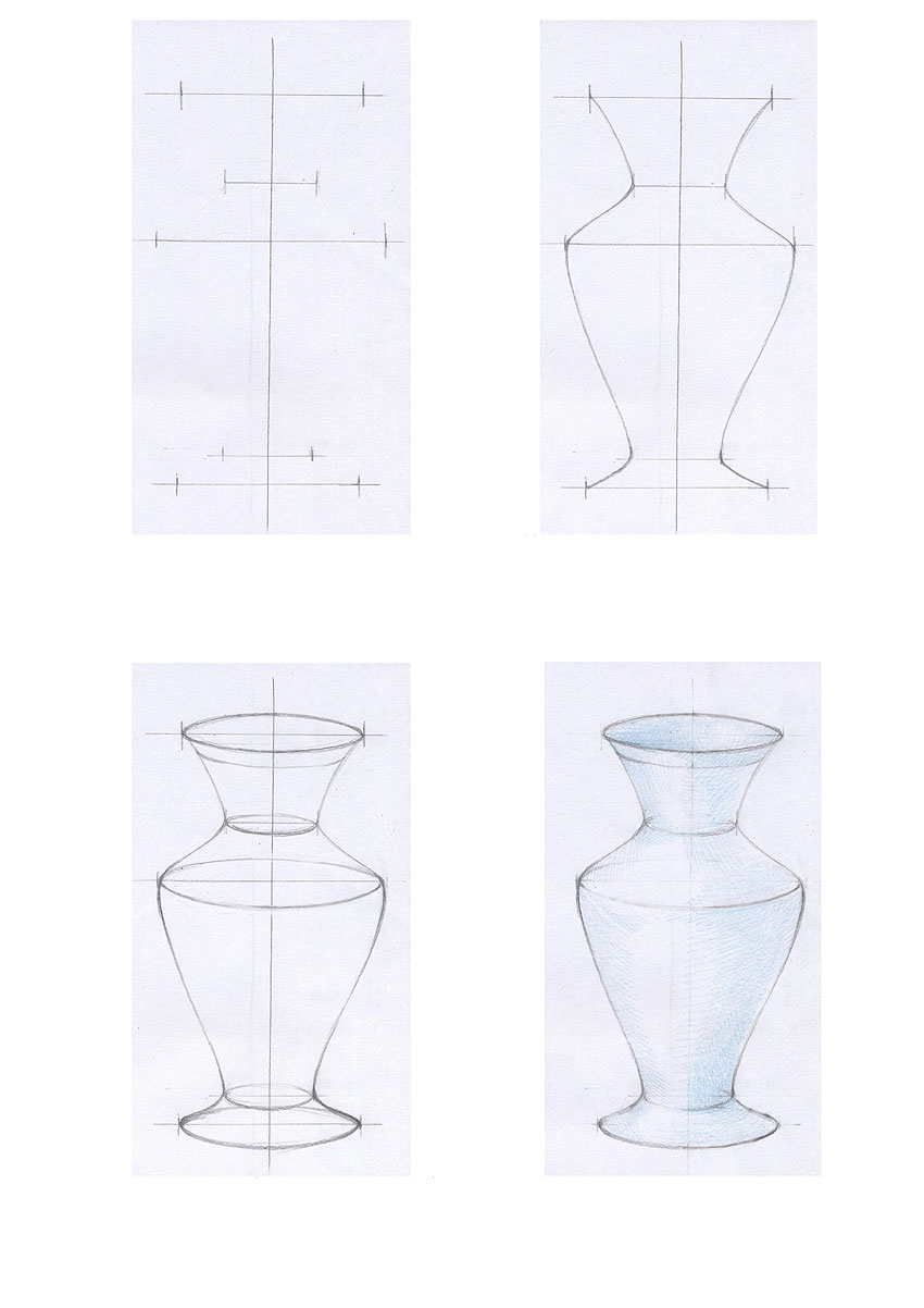 Как нарисовать вазу: пошаговая инструкция от художника. Урок рисования карандашом для начинающих